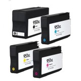 Set cartuse HP 950XL / 951XL black & CMY,  Bundle HP 950XL black + 951XL CMY, COMPATIBILE C2P43AE
